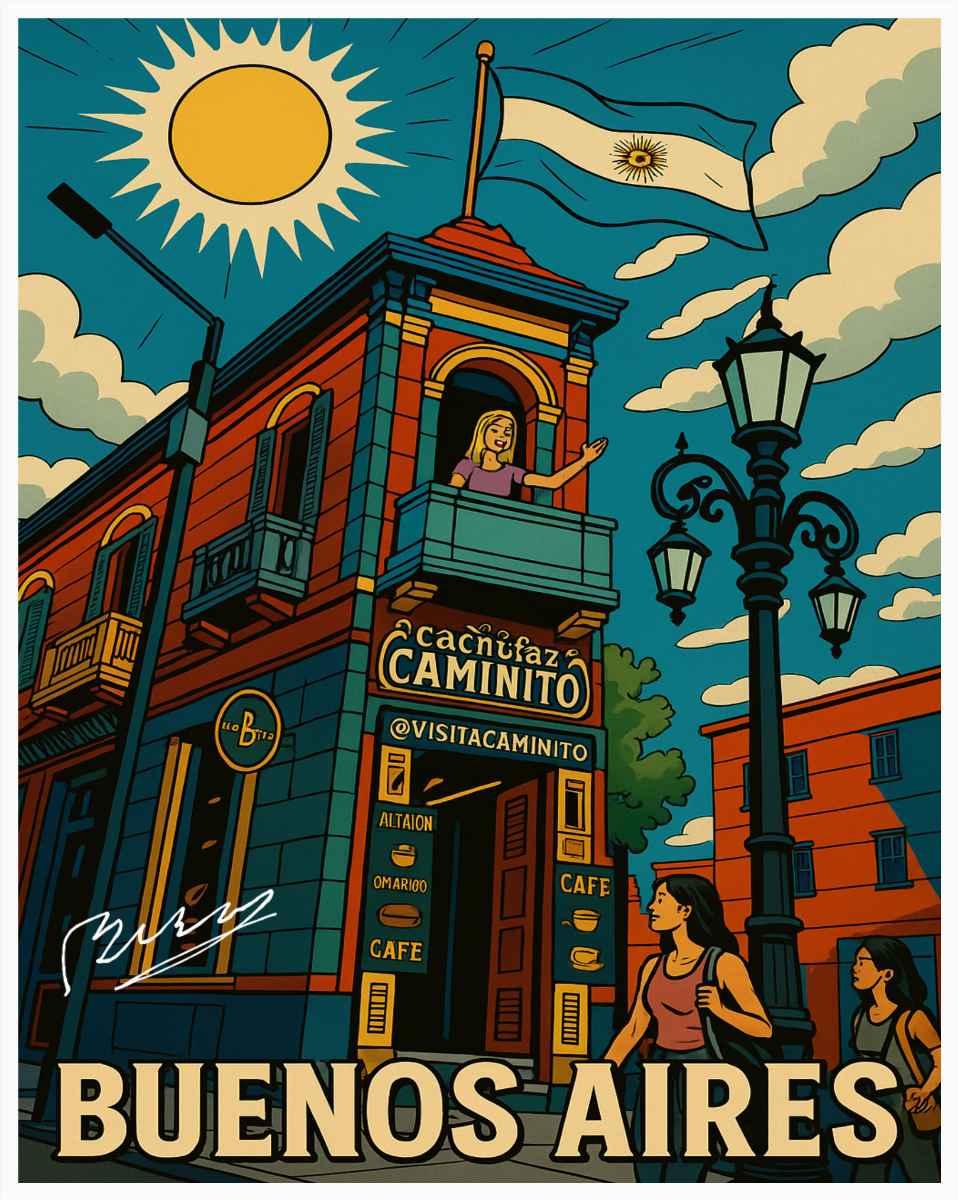 Mountain landscape cartoon art with scenic nature views